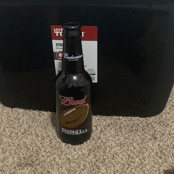 Old school big old beer bottle good for piggy bank, man cave etc… - Picture 1 of 2